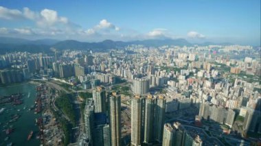 4K Zaman dilimi Hong Kong şehrinin siluetini eritti