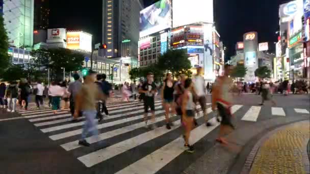 在城市街道上行走的人 — 图库视频影像