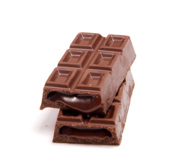 Beyaz arka plan üzerinde izole çikolata şeker. lezzetli truffle. İzole lezzetli çikolatalı pralin