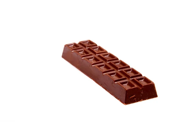 Chocolate Doce Isolado Fundo Branco Uma Trufa Deliciosa Deliciosas Pralinas — Fotografia de Stock