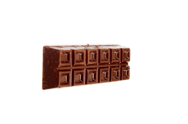 Chocolate Doce Isolado Fundo Branco Uma Trufa Deliciosa Deliciosas Pralinas — Fotografia de Stock