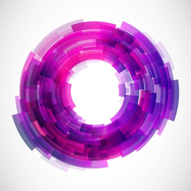 Dairelerden geometrik çerçeve, vektör soyut arkaplan, duvar kağıdı