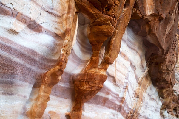 Вид из живописного парка Valley of Fire State рядом с Лас-Вегасом, Невада
