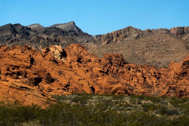 Doğal Valley, yangın Devlet Parkı'Las Vegas, Nevada yakınındaki görüntülemek