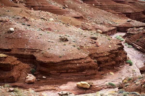 Uma Vista Dos Penhascos Vermillion Perto Lee Ferry Arizona — Fotografia de Stock