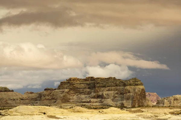 Una Vista Sulle Rive Del Lago Powell Arizona Nello Utah — Foto Stock