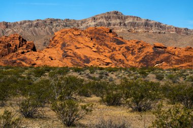 Doğal Valley, yangın Devlet Parkı'Las Vegas, Nevada yakınındaki görüntülemek