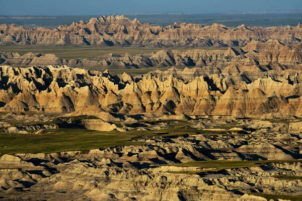 Late Afternoon View Badlands National Park South Dakota — Stock Photo, Image