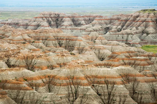 Late Afternoon View Badlands National Park South Dakota — Stock Photo, Image