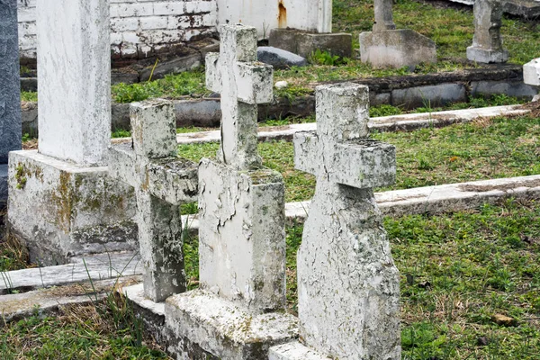 Image Cimetière Historique Vieille Ville Brownsville Texas — Photo