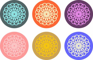 Birden çok renk çiçek dahlias