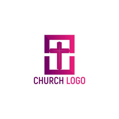Kilise logosu. Hıristiyan semboller.