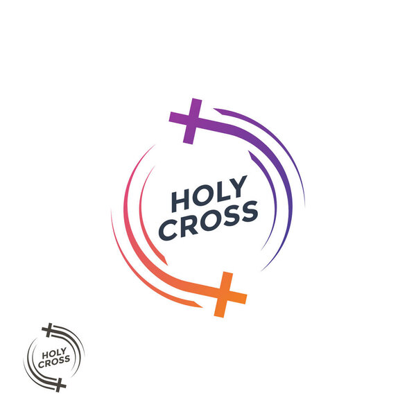 Church logo. . The Holy Cross christian logo.