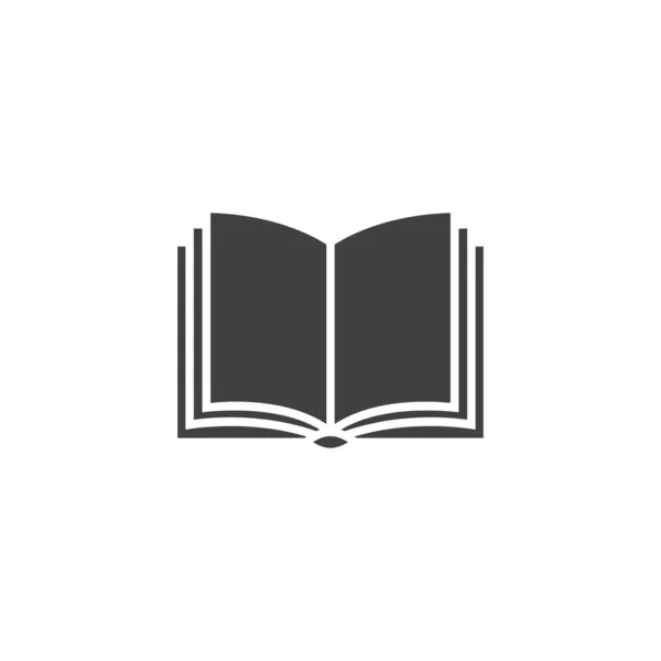Icona Del Libro Segno Design Imparare Negozio Libri Didattici Illustrazione — Vettoriale Stock