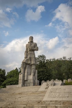 Kalofer, Bulgaristan - 25 Ağustos 2018: Memorial kompleksi 
