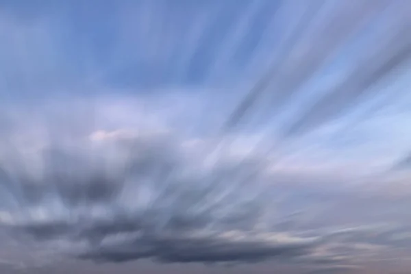 Exposição Longa Turva Movimento Nuvens Coloridas Abstrato — Fotografia de Stock