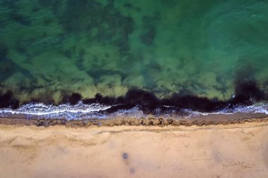 kopyalama alanı ile turkuaz su