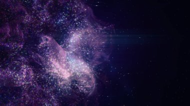 Yüksek çözünürlüklü yıldız alanı arka plan. Yıldızlı uzay arka plan doku. Renkli yıldızlı gece gökyüzü uzay arka plan. Vintage