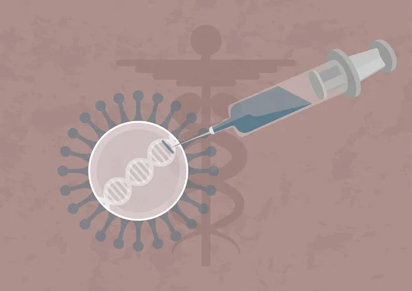 Bir aşı oluşturma. Değişiklik bir dna veya rna virüsü için aşı için onları dönüştürmek