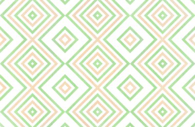 Naneli yeşil ve bej renk suluboya geometrik desen. Moda Tekstil, kumaş, arka planlar için.