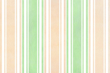 Suluboya nane yeşil ve bej çizgili arka plan.