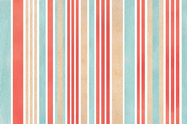 Suluboya kırmızı, mavi ve bej çizgili arka plan.