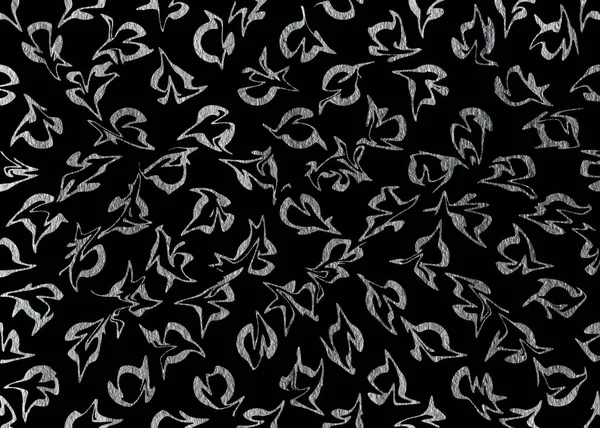 Prata Pintado Padrão Abstrato Ornamento Para Têxteis Moda Pano Fundos — Fotografia de Stock