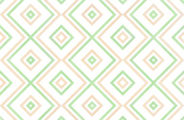 Naneli yeşil ve bej renk suluboya geometrik desen. Moda Tekstil, kumaş, arka planlar için.
