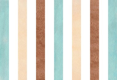 Suluboya mavi, bej ve kahverengi çizgili arka plan.