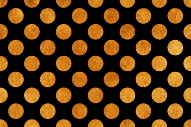 Altın boyalı polka dot arka plan. Noktalı scrapbooks, düğün, parti ya da bebek duş davetiyeler desen.