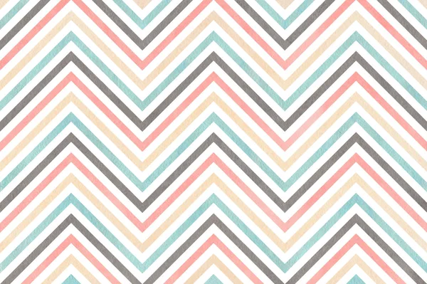 Acuarela Rosa Claro Azul Gris Beige Rayas Fondo Chevron — Foto de Stock