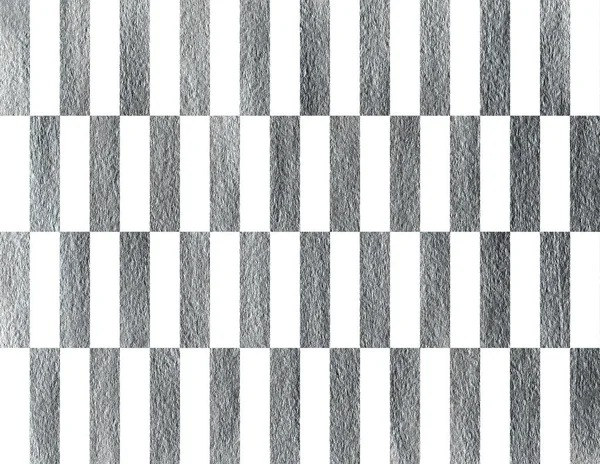 Silver painted striped background. Silver shining texture. Silver paint