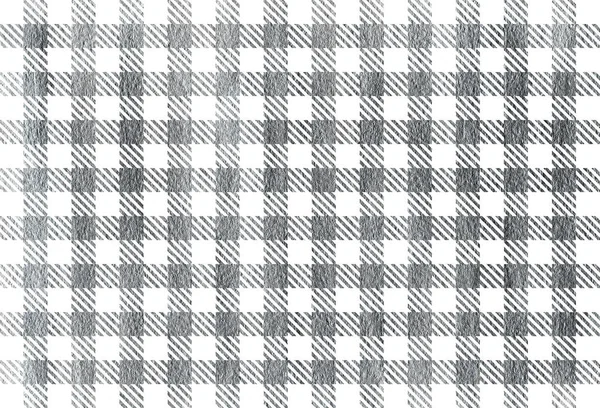 Ezüst Festett Kockás Mintával Geometriai Hagyományos Dísz Fashion Textil Szövet — Stock Fotó
