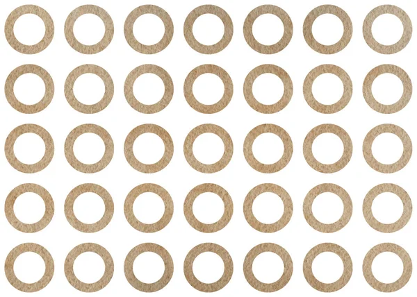 Aquarell Khaki Kreise Auf Weißem Hintergrund Geometrisches Muster Aquarell — Stockfoto