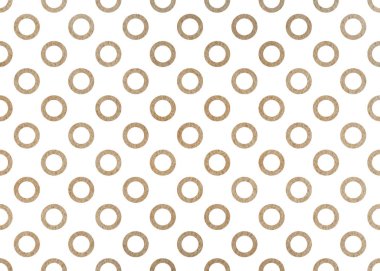 Beyaz zemin üzerine suluboya haki daireler. Sulu Boya geometrik desen.