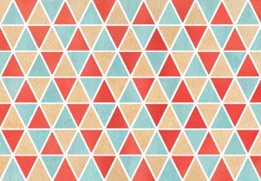 suluboya üçgen desen.