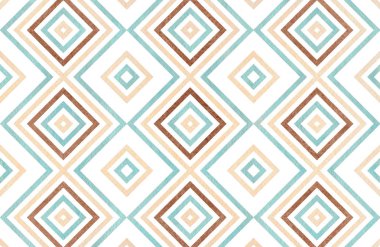 Sulu Boya geometrik desen.