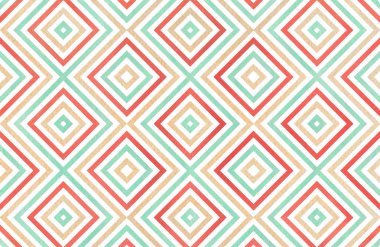 Sulu Boya geometrik desen.