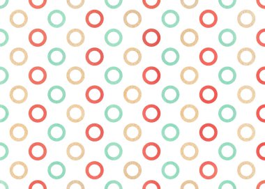 suluboya daireler desen.