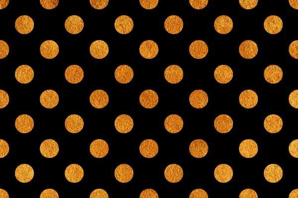Altın boyalı polka dot arka plan.
