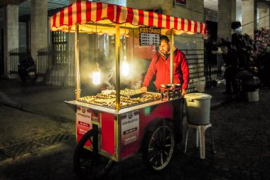 Sultanahmet Meydanı 'nda Mısır satıcısı
