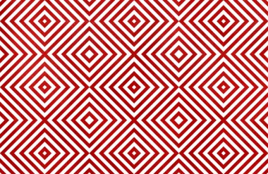 Kırmızı renklerde geometrik desen.