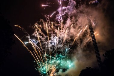Tivoli,Kopenhag'da fişek