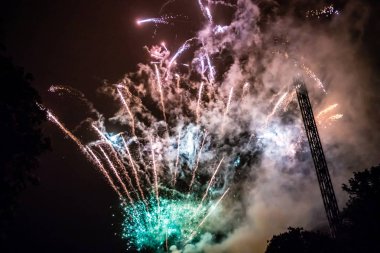 Tivoli,Kopenhag'da fişek
