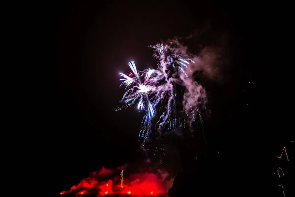 Firework v Tivoli, Kodaň — Stock fotografie