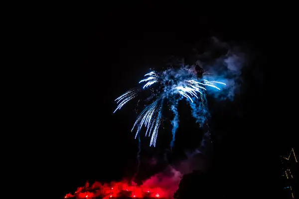 Firework in Tivoli, Copenhagen — Stock Photo, Image