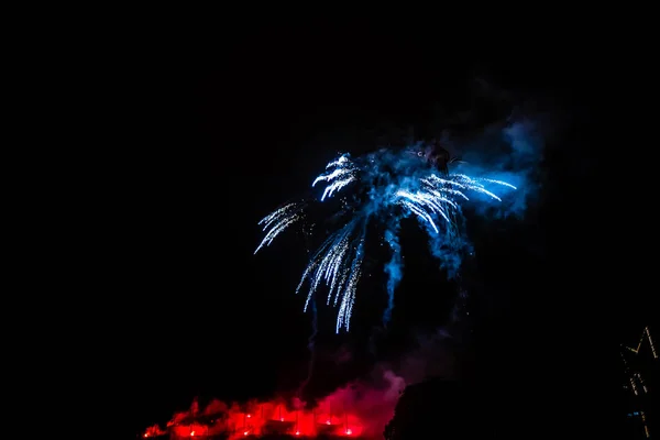 Vuurwerk in Tivoli, Kopenhagen — Stockfoto