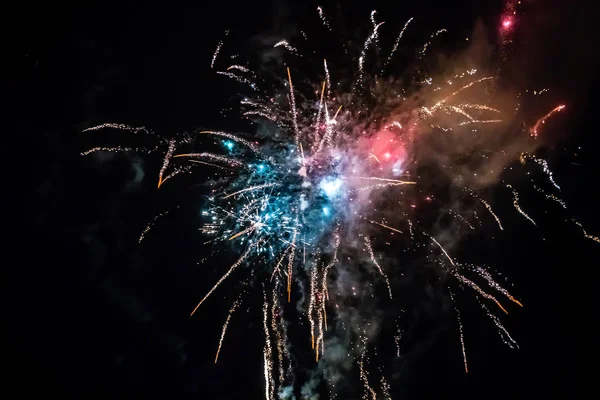 Firework in Tivoli, Copenhagen — Stock Photo, Image