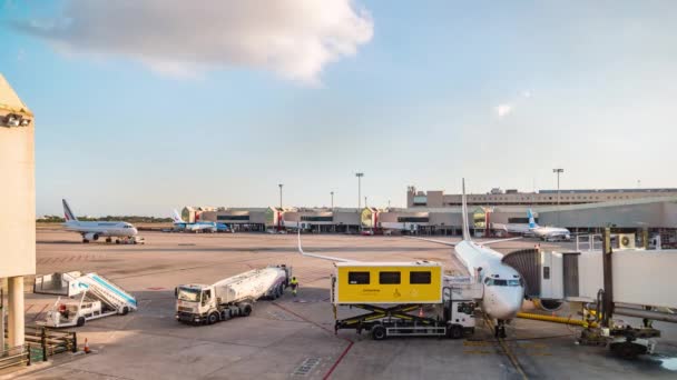 Aeroporto Palma Mallorca Palma Mallorca Spagna Giugno 2019 Time Lapse — Video Stock