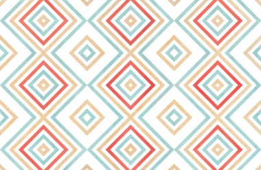 Sulu Boya geometrik desen.